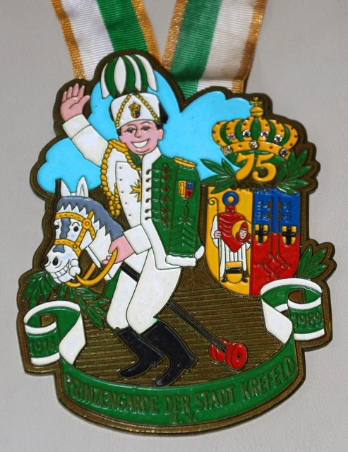 KARNEVALSORDEN - PRINZENGARDE der Stadt Krefeld aus dem Jahre 1989 EUR ...