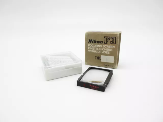 Nikon F3 Focusing Screen Type E Gitter Einstellscheibe Mattscheibe