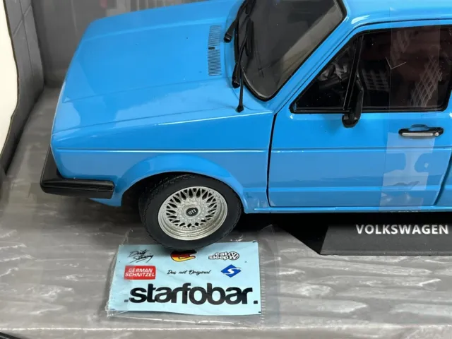 Volkswagen Caddy MK1 1982 Bleu 1:18 Echelle Solido 1803509 2