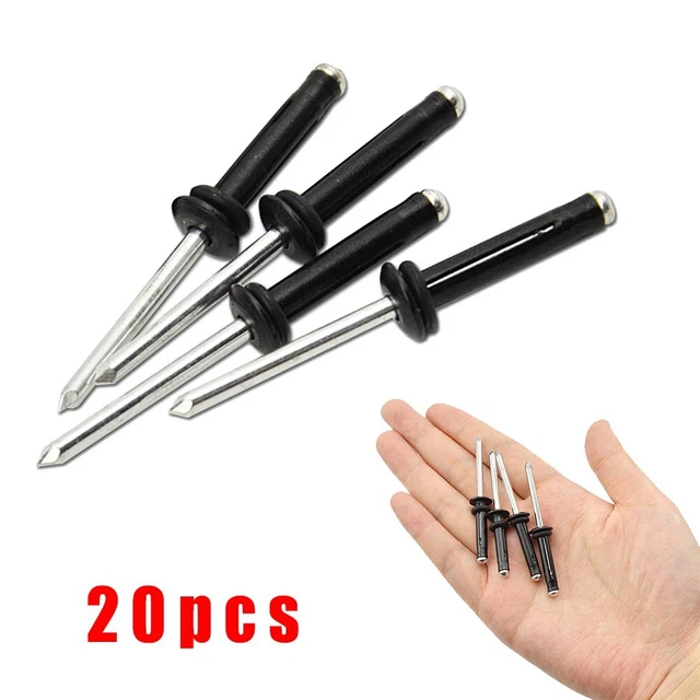 20 pièces ensemble de attaches modifiées de remplacement canoë kayak rivets k
