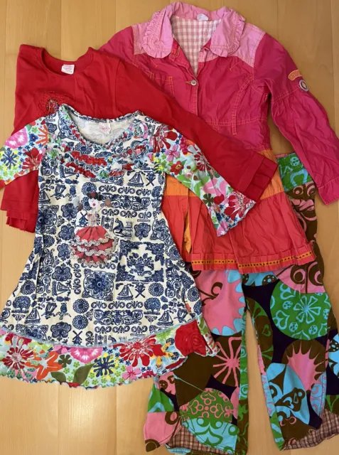 Top/cappotto/abito/pantaloni OILILY per ragazze età 6 anni set outfit DESIGNER pacchetto