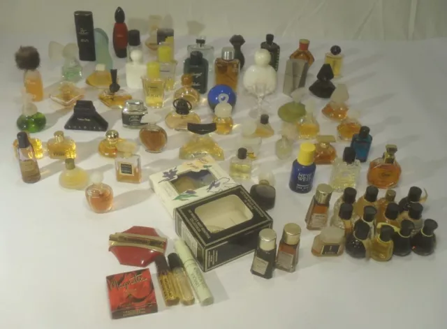 77 PARFUM MINIATUREN Sammlung Parfümflakons Konvolut Düfte Karl Lagerfeld etc.