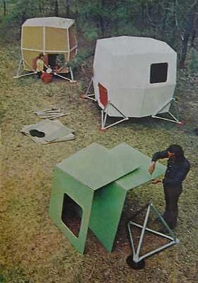 Microhut ~ Grupo de vacaciones 1972 Cómo construir planes campamento de bajo impacto ~ Casa de juegos