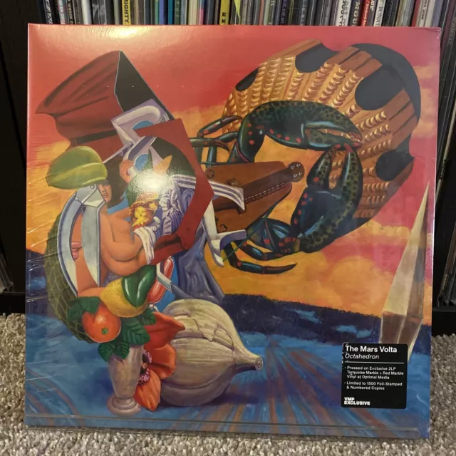 THE MARS VOLTA Octahedron 2xLP TURQUOISE+RED Vinyl #/1500 Sealed