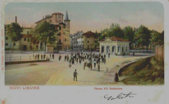 Novi  Ligure - Piazza  Xx  Settembre - 1902