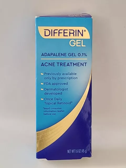 DIFFERIN GEL • ADAPALENE GEL 0.1% 1.6-oz/45 g  ACNE TREATMENT• EXP : 01/2025 New