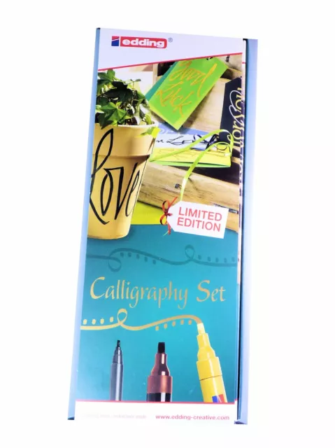 Edding® Calligraphy Kalligraphie Kalligrafie Set zum gestalten und dekorieren