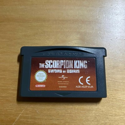 User manual The SCORPION KING GameBoy Advance Advance Manuel notice d'utilisation 