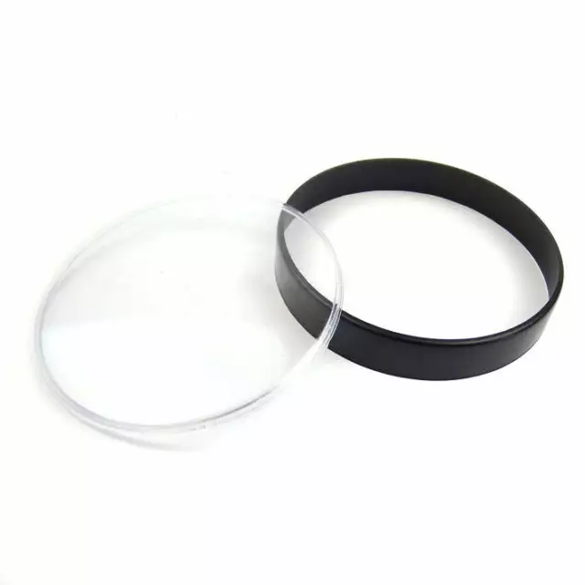 Vespa PX EFL Disc T5 Classic LML Speedometer Lens Repair Kit Black Clear Ø105mm