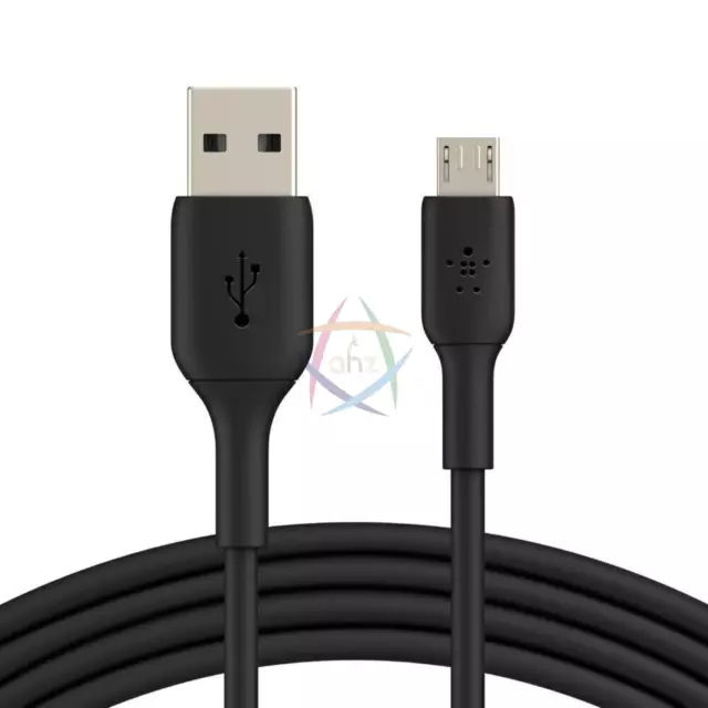 Genuine BELKIN Boost Charge USB A to Micro USB Cable 1M-BLACK AU Stock fast ship