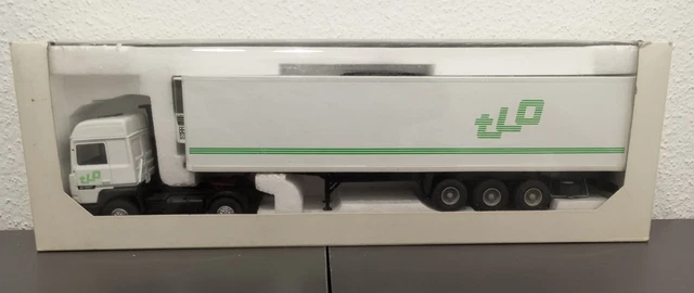 CAMION MINIATURE RENAULT T460 Semi-Remorque Porte-Engin  - Eligor - 1