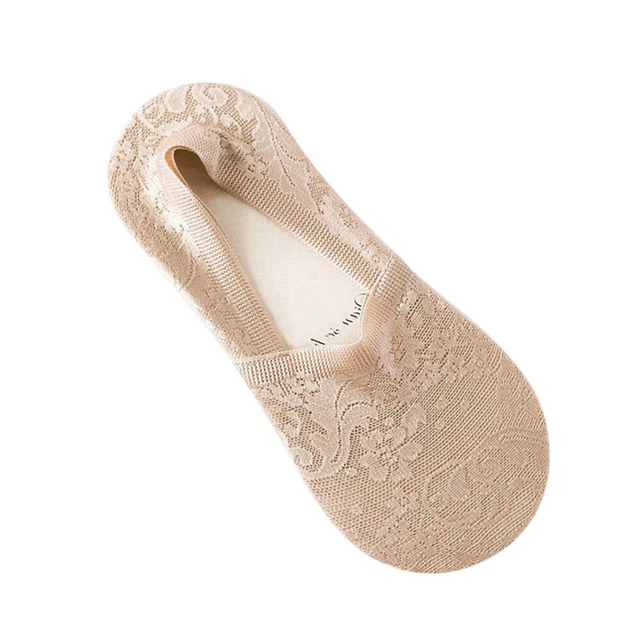 Calze Low Cut Lace Donna No Show Calze Antiscivolanti Invisibili per il