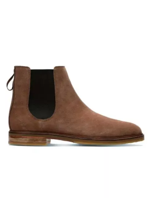 Clarkdale gobi tobacco suede shop