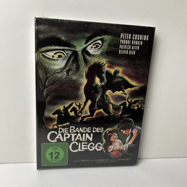 Hammer Edition Mediabook DIE BANDE DES CAPTAIN CLEGG Night Creatures Blu-Ray Box