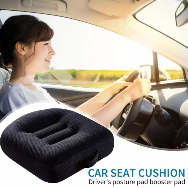 fr Heightening Height Seat Boost Mat Breathable Non-slip Car Seat Cushion Pad Bl