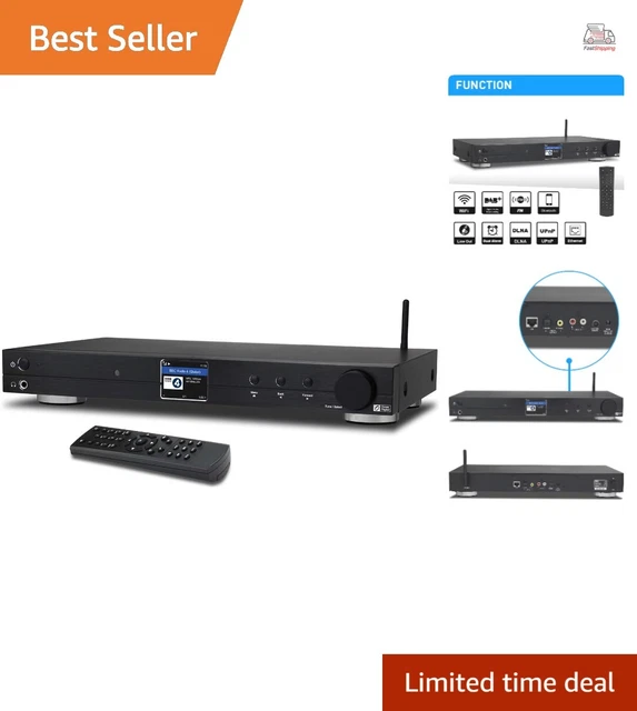 HIFI WIFI Radio Tuner with Bluetooth Receiver & Digital Output