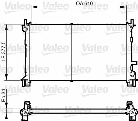 732735 RADIATORE VALEO FORD FOCUS *Spedizione Inclusa!*