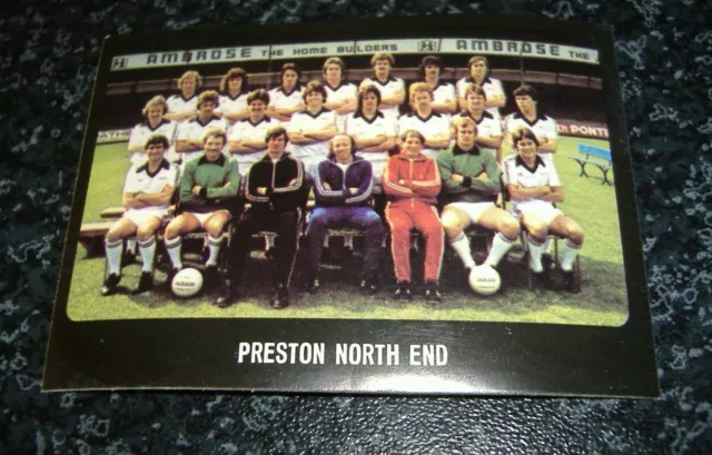 Transimage - Football 79/80 Stickers No323 - Preston North End Team Photo