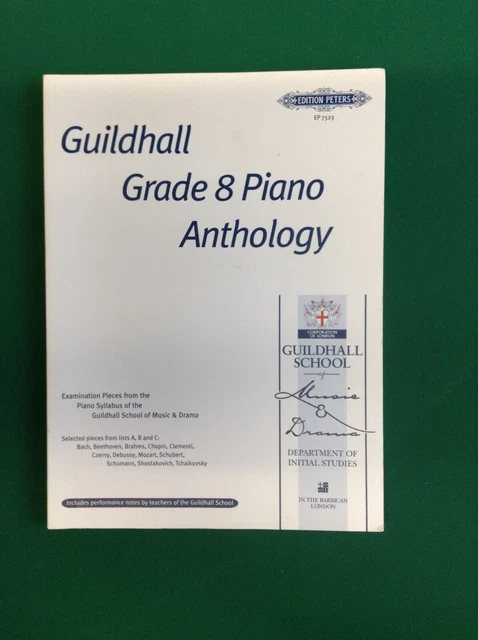 Guildhall Grade 8 Piano Anthology EP7523