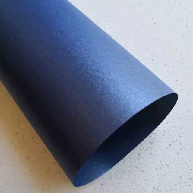 20 x A4 Metallic Paper for wedding invitation- 120GSM Navy