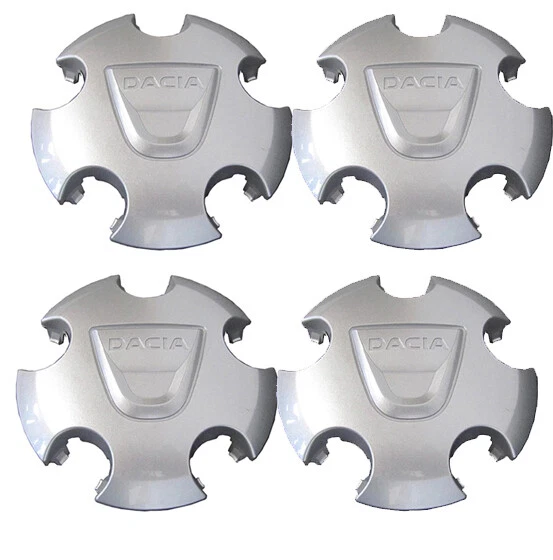 Cache Moyeu Centre Jante Pour Dacia Duster 2014-2017 - Bouchon étanche Antirouille C-60mm - Lot De 4
