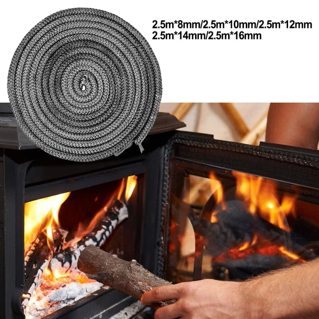 Cordon D'étanchéité (joint) Pour Four Ou Cheminée - Marque Steigner - En Fibre Céramique Blanche - Neuf
