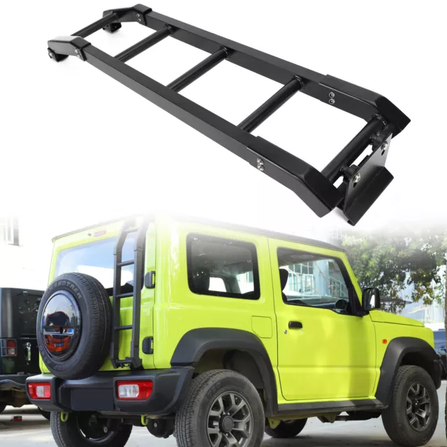 Aluminium  Car  Après Queue Porte Échelle Escalader Pour Suzuki Jimny 2019+ BLK.