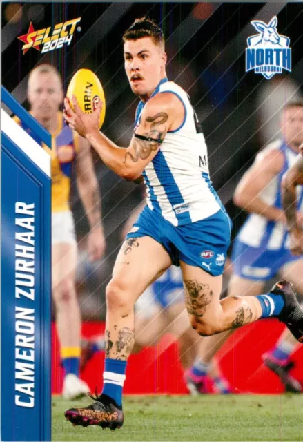 Carte AFL Select Footy Stars des North Melbourne Kangaroos 2024 – Cameron...