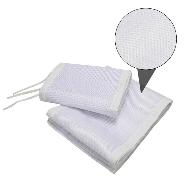 2x nido revestimiento interior bordes borde de cama 160x30 340x30 cm protector de cabeza