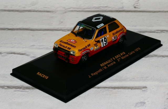 RENAULT 5 Gr 2 RALLYE MONTE CARLO 1978 J. RAGNOTTI VITESSE SKC015 1
