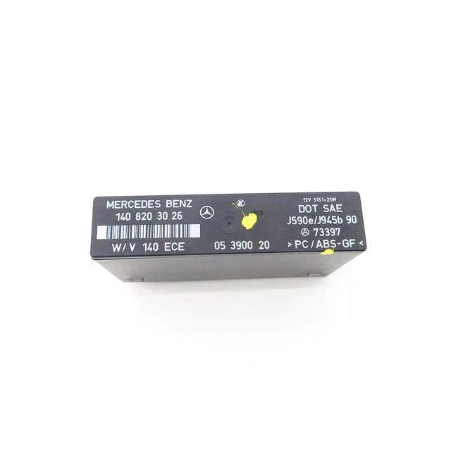Relais Clignotant Pour Mercedes 450SL 380SL - Référence 1238200205, Bouton Poussoir Rouge