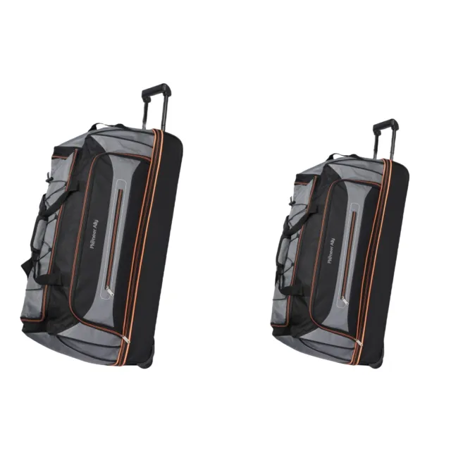 2PCS Luggage Set Softside Expandable Suitcase 28"32" Carry-on Luggage Travel Bag