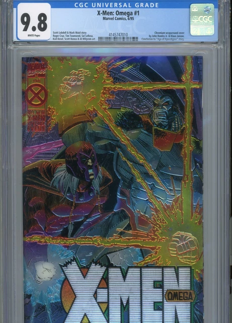X-Men Omega #1 Mt 9.8 Cgc Waid Story White Pages Milgrom Art Chromium Wraparound