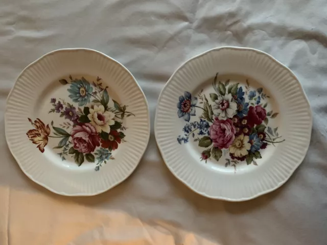 2 X 8” Bone China Plates