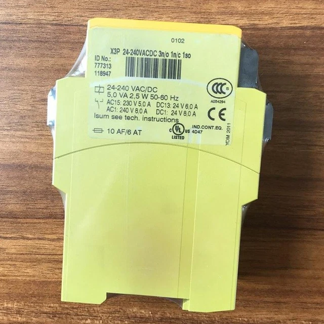 For PILZ PNOZ X3P 777313 24V Safety Relay