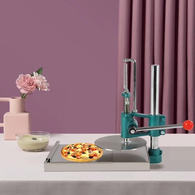 7.9in Stainless-Steel Bread Making Machine Pizza Dough Sheet Flattening Press