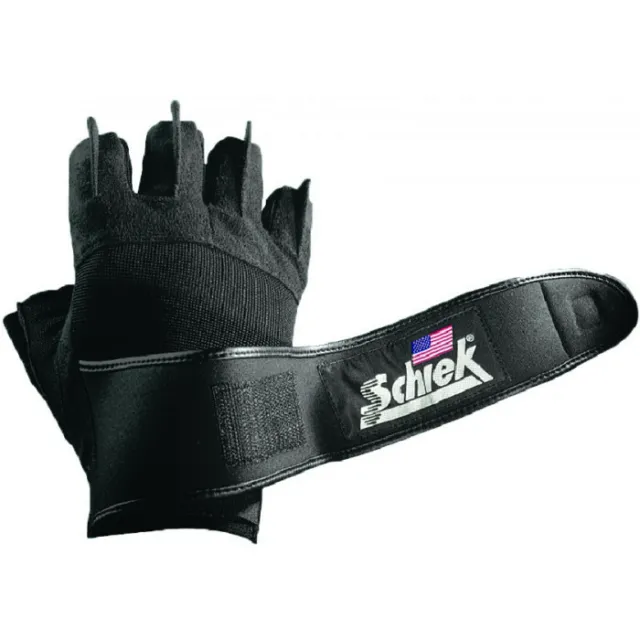 Gants de levage enveloppés au poignet Schiek Sports Platinum 540 - Taille XS - Tout neufs ! 2