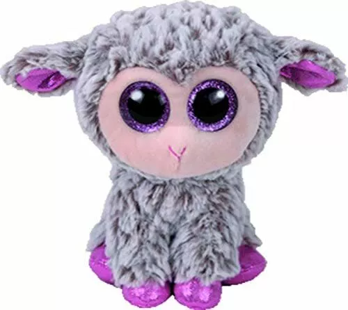 Ty Beanie Boo Boos 36871 Dixie the Grey Lamb Regular 15cm