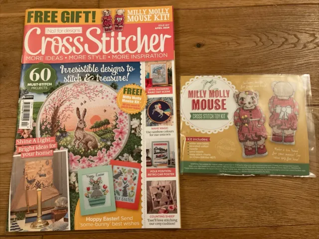 Cross Stitcher Magazine Issue 407 with gift Kit