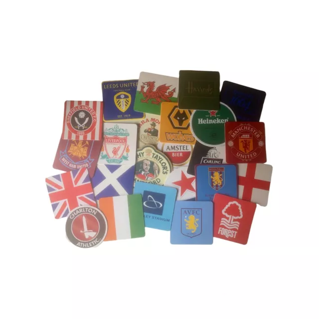 Pack of 25 Beer Mats - Home bar / Pub