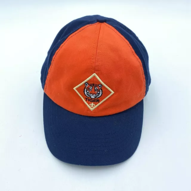 BSA Boy Scouts orange & blue Tiger Cub Scouts Hat M/L Hat Cap