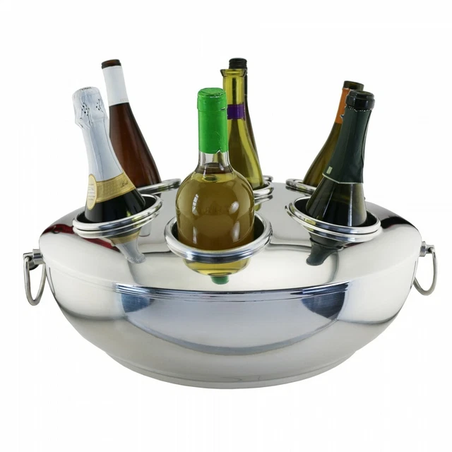 Deluxe Empire Doublewall Insulated Wine Beverage 7 Bottles Cooler - Catering Bar