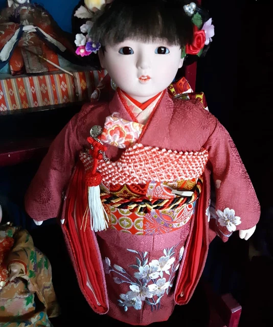 Ichimatsu Puppe Ichimatsu doll pink kimono