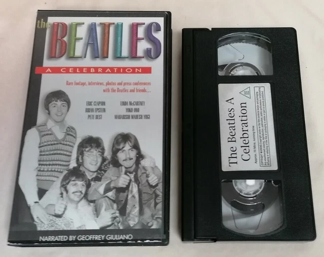 VHS VIDEO The Beatles A Celebration VHS Tape 1997 Rare Documentary G