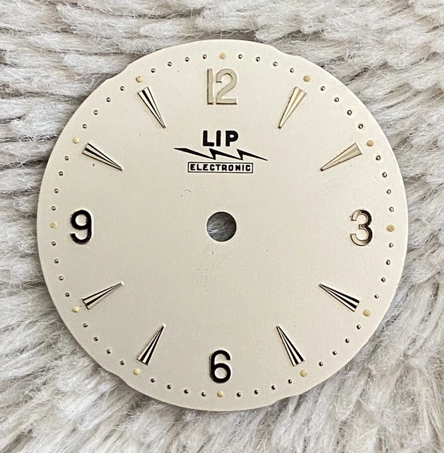 NEUF STOCK @ CADRAN FOND BLEU POUR MONTRE LIP DAUPHINE @ 29,6