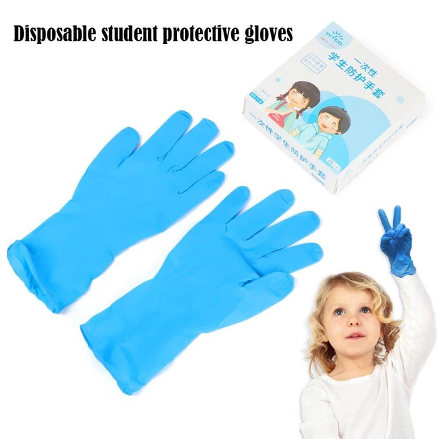 Glove for Boys Girls Protective Isolation Nitrile Gloves Cleaning Supplies