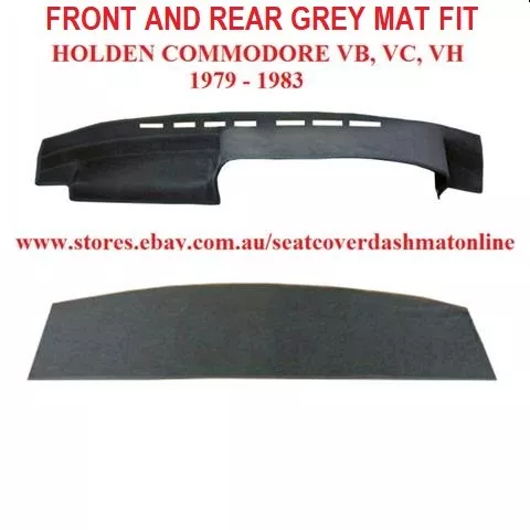 Grey Dash Mat + A Rear Deck Cover Fit Holden  Commodore Vb, Vc, Vh 1979 - 1983