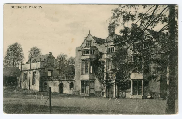 Burford Priory Oxfordshire Old Photo Postcard Pub Packer Series