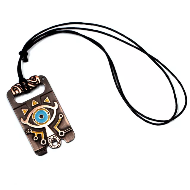 The Legend of Zelda: Breath of the Wild Sheikah Slate Necklace Keychain Pendant