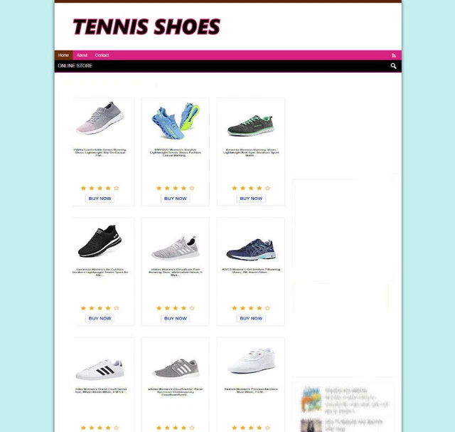 TENNIS CHAUSSURES AFFILIATION Site Internet Magasin 1 Ans